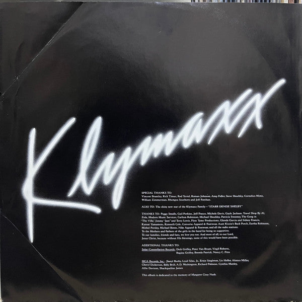 Klymaxx : Klymaxx (LP, Album, Glo)