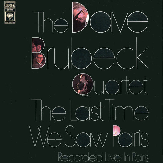 The Dave Brubeck Quartet : The Last Time We Saw Paris (LP, Album)