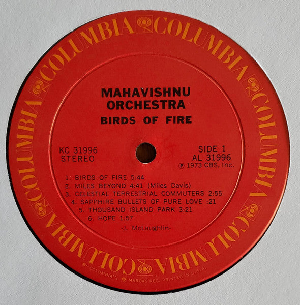 Mahavishnu Orchestra : Birds Of Fire (LP, Album, Pit)