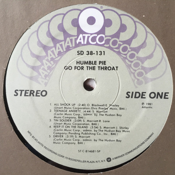 Humble Pie : Go For The Throat (LP, Album)