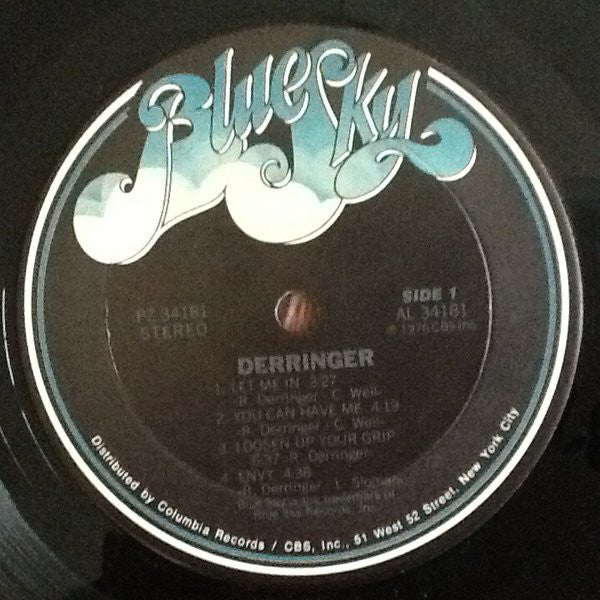 Derringer (2) : Derringer (LP, Album, Pit)