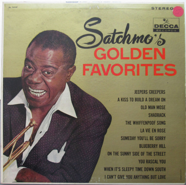 Louis Armstrong : Satchmo's Golden Favorites (LP, Pin)