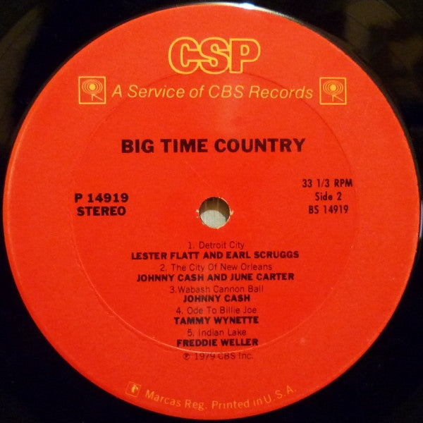 Various : Big Time Country (LP, Comp)