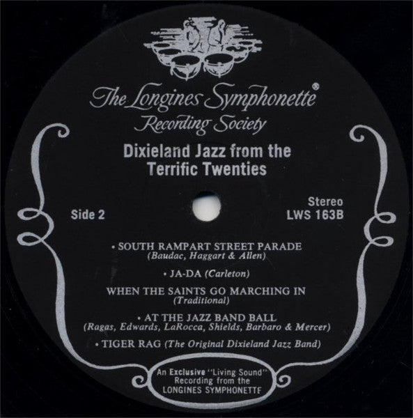 The Longines Symphonette : Dixieland Jazz From The Terrific Twenties (LP, Album)