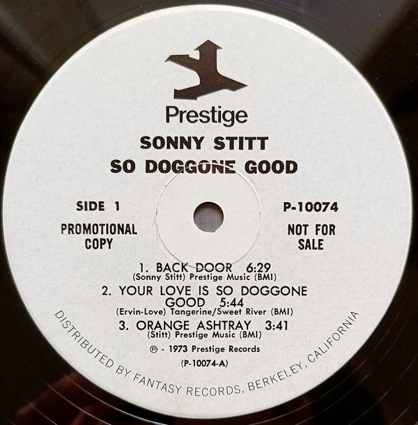 Sonny Stitt : So Doggone Good (LP, Album, Promo)
