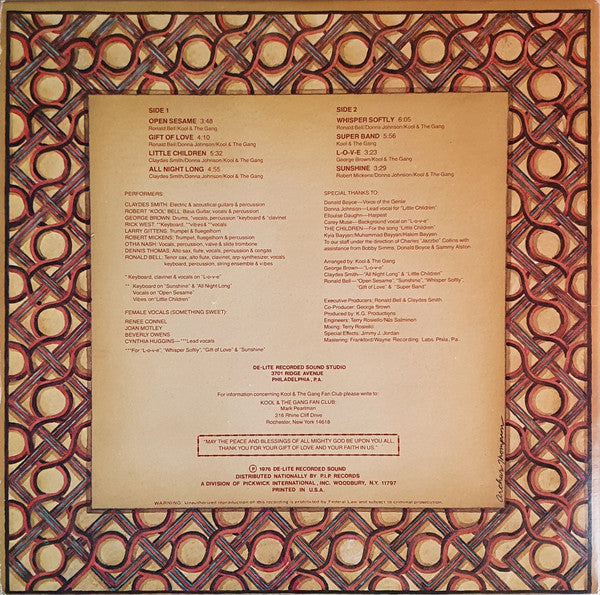 Kool & The Gang : Open Sesame (LP, Album, Gat)