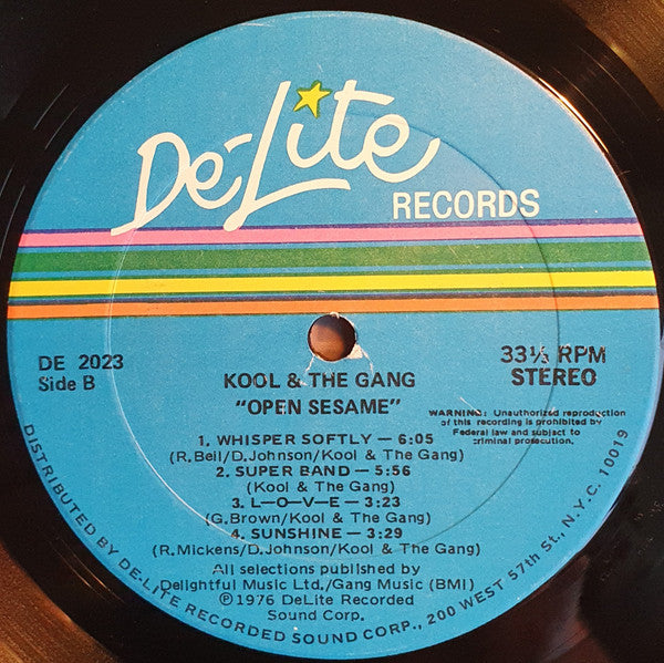 Kool & The Gang : Open Sesame (LP, Album, Gat)