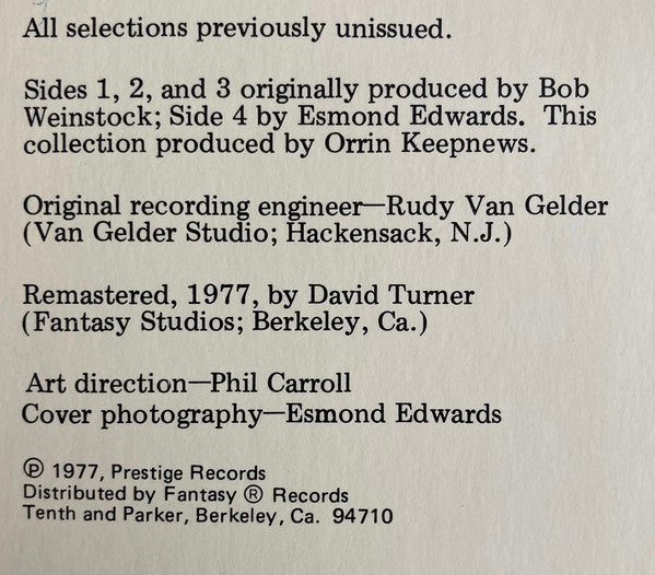 Red Garland : Rediscovered Masters (2xLP, Comp)