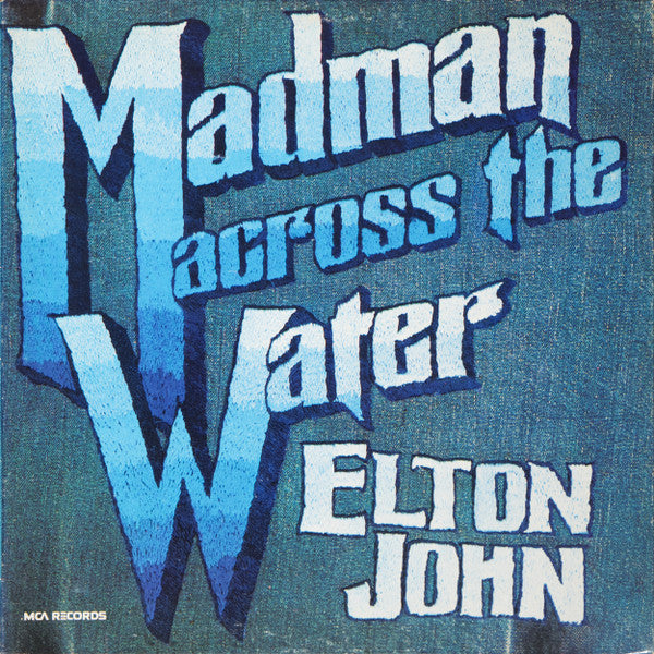 Elton John : Madman Across The Water (LP, Album, RE, Gat)