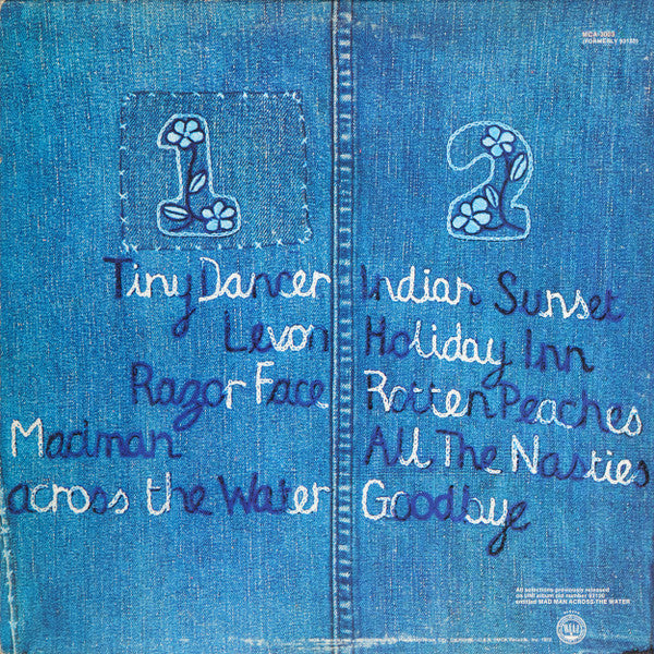 Elton John : Madman Across The Water (LP, Album, RE, Gat)