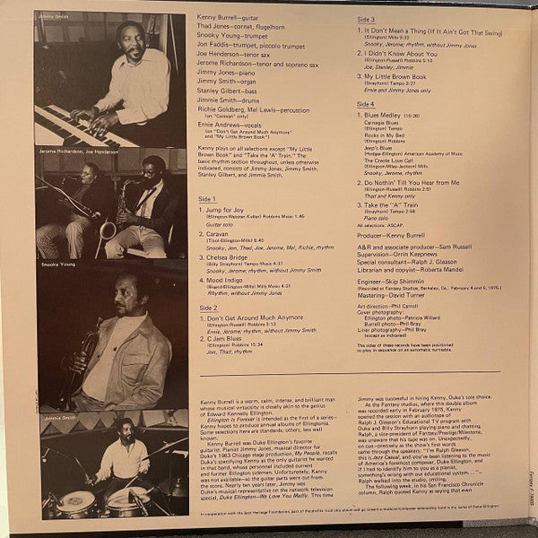 Kenny Burrell : Ellington Is Forever (2xLP, Album)