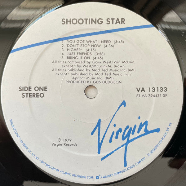Shooting Star (4) : Shooting Star (LP, Album)