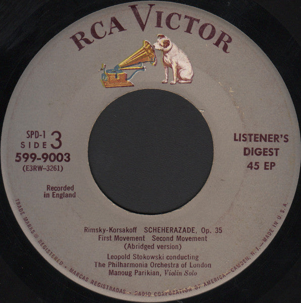 Various : The RCA Victor Listener's Digest (10x7", EP, Comp + Box)