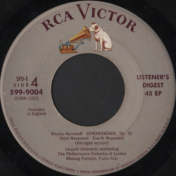 Various : The RCA Victor Listener's Digest (10x7", EP, Comp + Box)