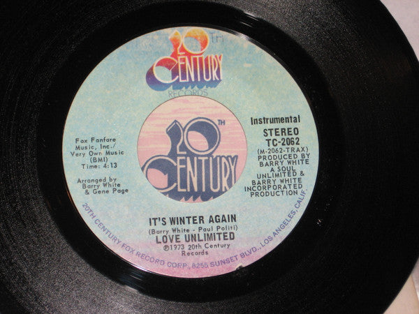Love Unlimited : It May Be Winter Outside (But In My Heart It's Spring) (7", Styrene)