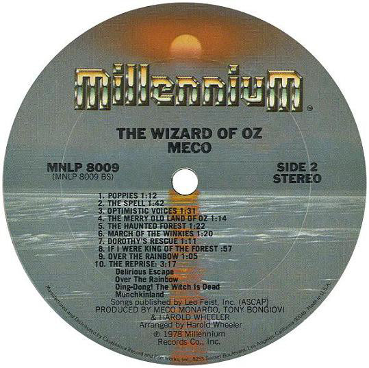 Meco* : The Wizard Of Oz (LP, Album, PRC)