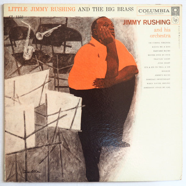 Jimmy Rushing And His Orchestra : Little Jimmy Rushing And The Big Brass (LP, Album, Mono)