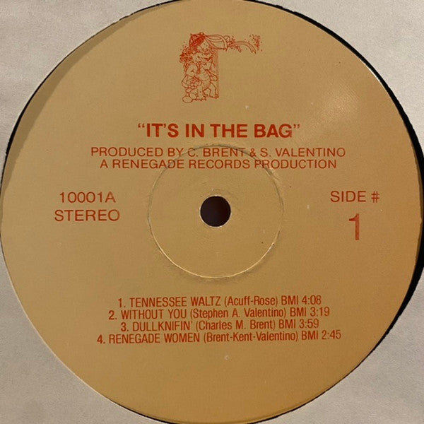 Luther Kent & Trick Bag Featuring James Rivers And David Torkanowsky* : It's In The Bag (LP, Album)