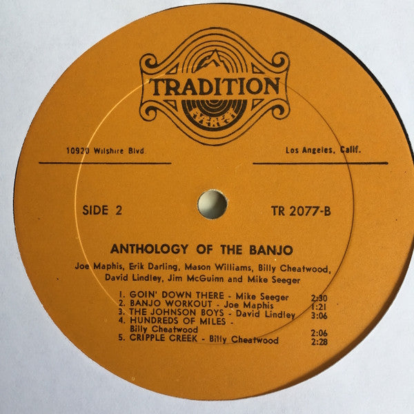 Various : Anthology Of The Banjo (LP, Comp)