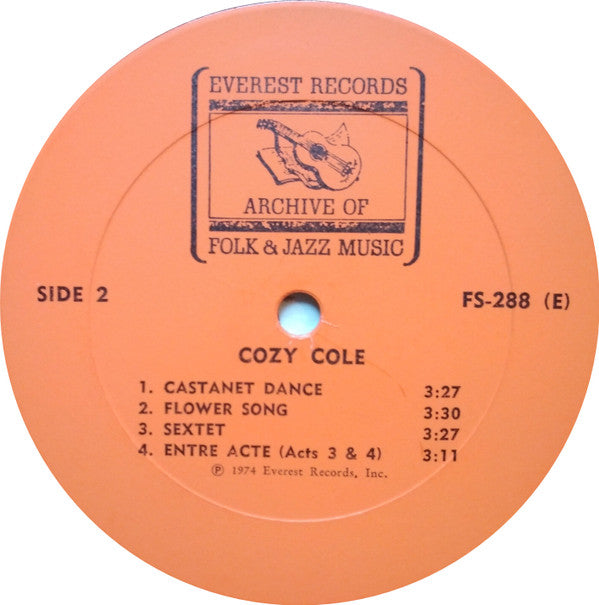 Cozy Cole : Cozy Cole (LP, RE)