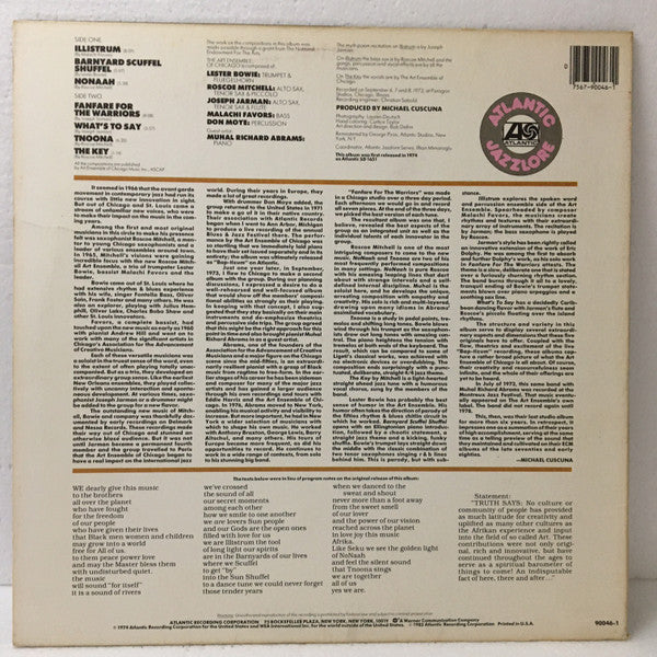 The Art Ensemble Of Chicago : Fanfare For The Warriors (LP, Album, RE, RM)