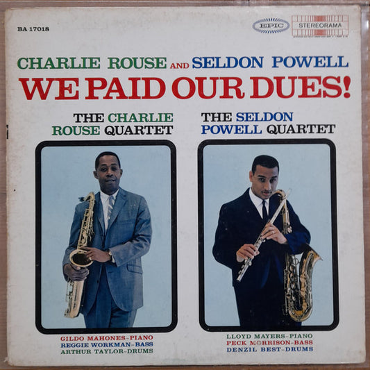Charlie Rouse / Seldon Powell : We Paid Our Dues! (LP, XSB)