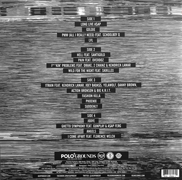 A$AP Rocky* : Long.Live.A$AP  (2xLP, Album, RE, Ora)