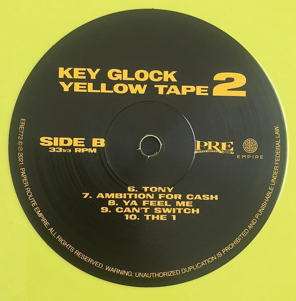 Key Glock : Yellow Tape 2 (2xLP, Album, Ltd, Can)