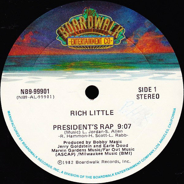 Rich Little : President's Rap (12")