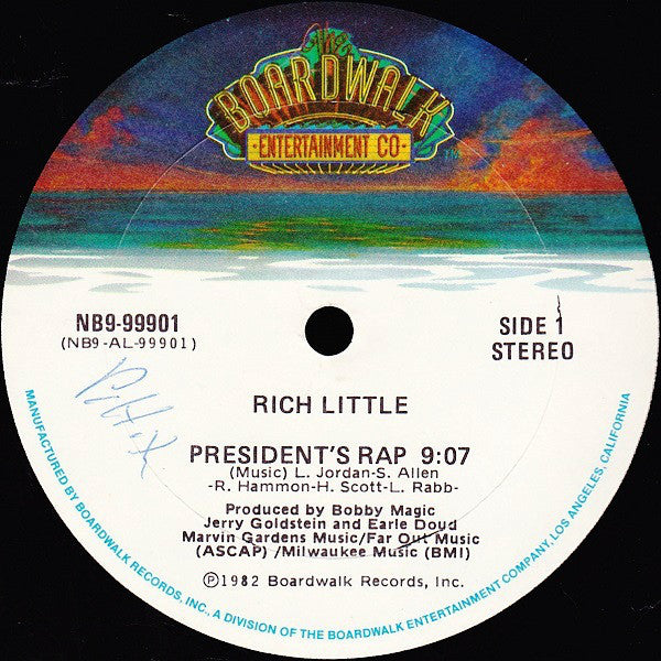 Rich Little : President's Rap (12")