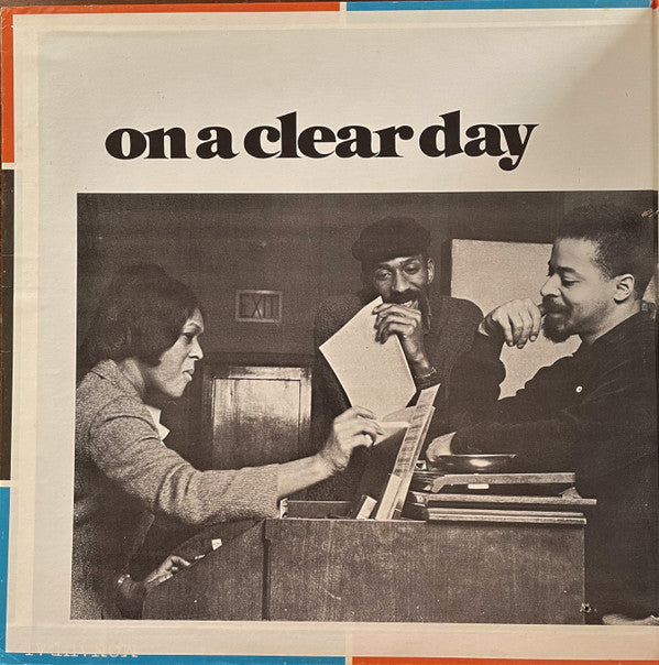Shirley Scott : On A Clear Day (LP, Album, RP)