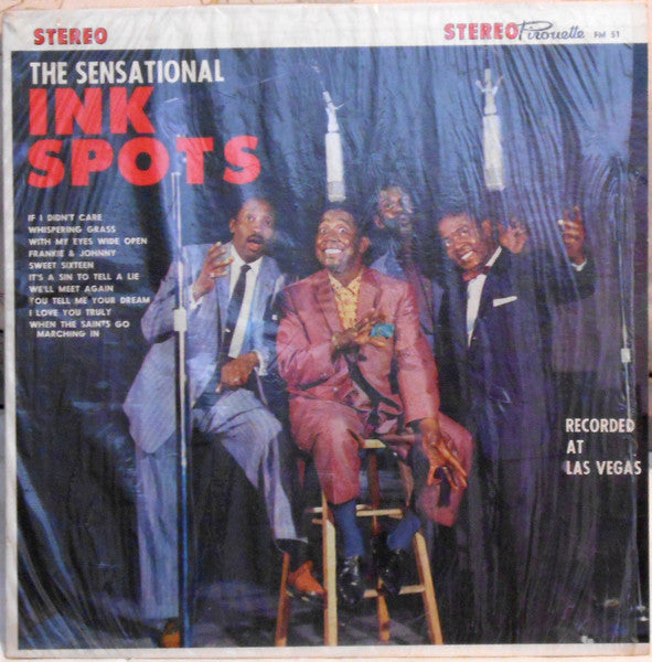 The Sensational Ink Spots : The Sensational Ink Spots (LP, Album, Yel)