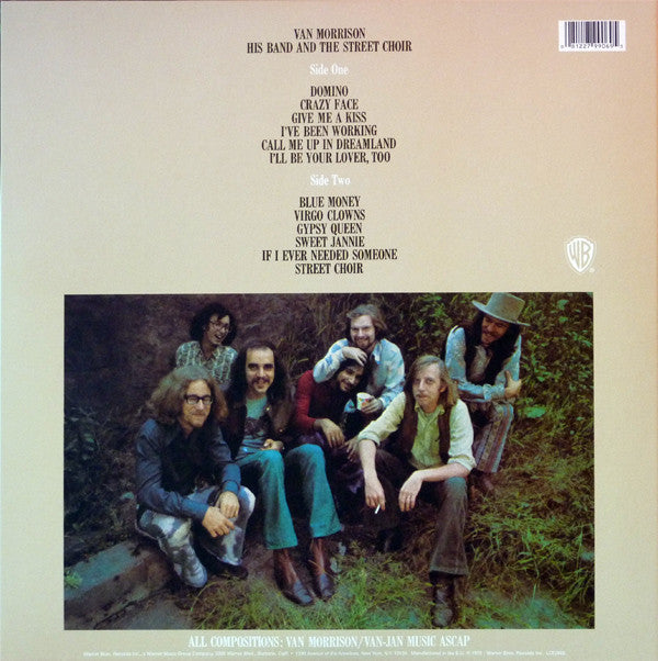 Van Morrison : His Band And The Street Choir (LP, Album, RE, Gat)
