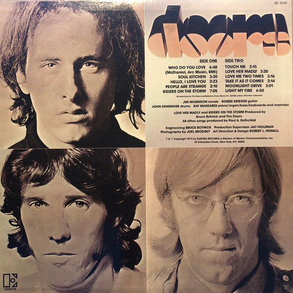 The Doors : The Best Of The Doors (LP, Comp, RE)