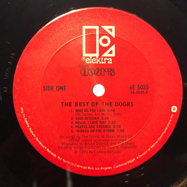 The Doors : The Best Of The Doors (LP, Comp, RE)