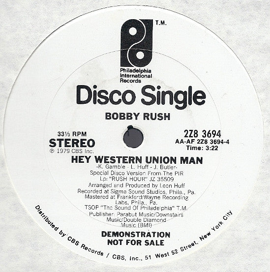 Bobby Rush : I Wanna Do The Do (12", Promo)