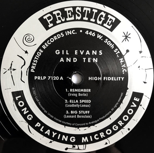 Gil Evans : Gil Evans & Ten (LP, Album, Ltd, RE, RP, 180)