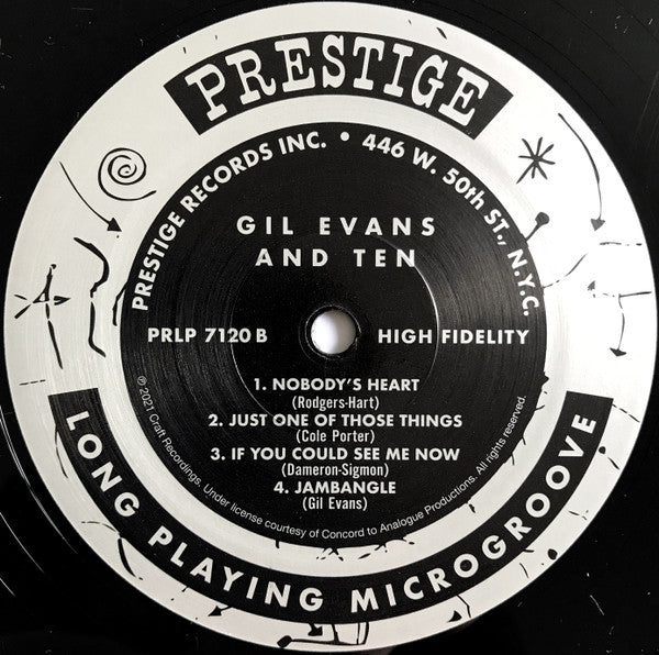 Gil Evans : Gil Evans & Ten (LP, Album, Ltd, RE, RP, 180)