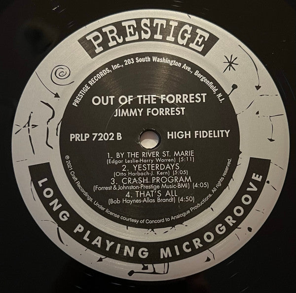 Jimmy Forrest : Out Of The Forrest (LP, Album, RE, RP, 200)