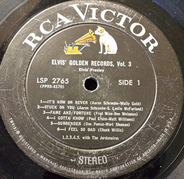Elvis Presley : Elvis' Golden Records, Vol. 3 (LP, Comp)