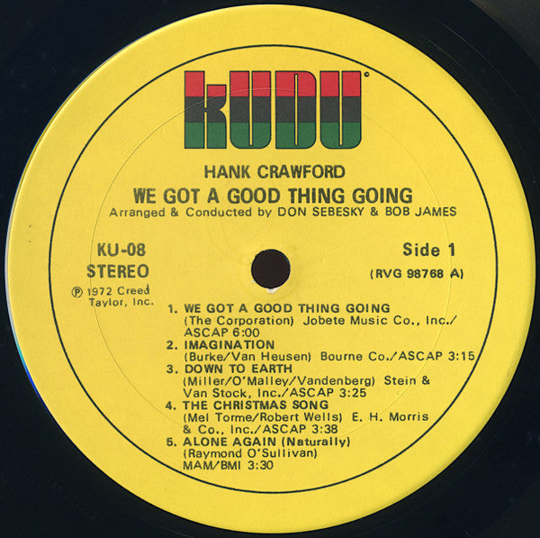 Hank Crawford : We Got A Good Thing Going (LP, Album)