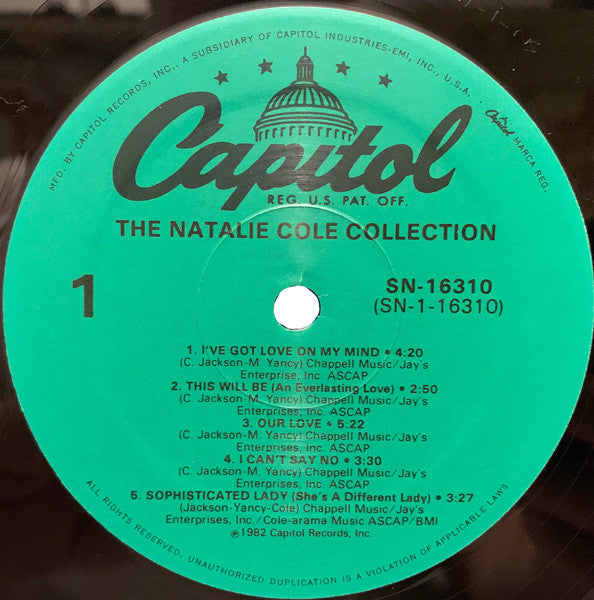 Natalie Cole : The Natalie Cole Collection (LP, Comp, RE)