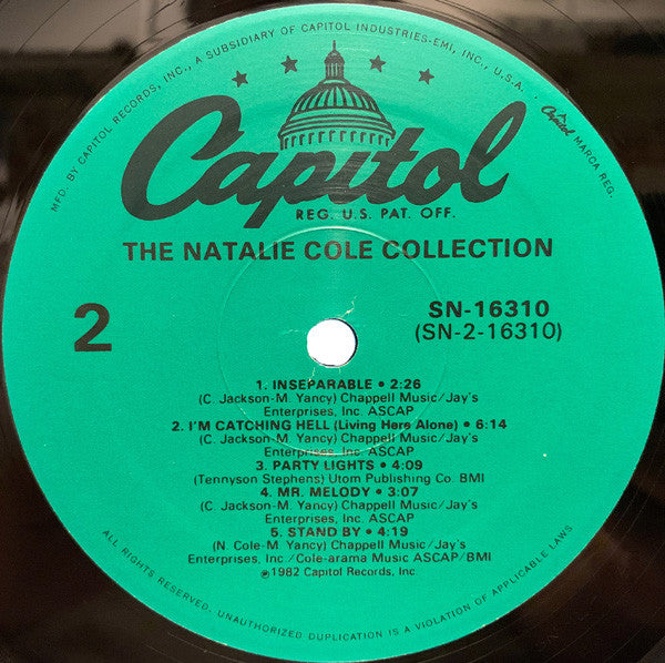 Natalie Cole : The Natalie Cole Collection (LP, Comp, RE)