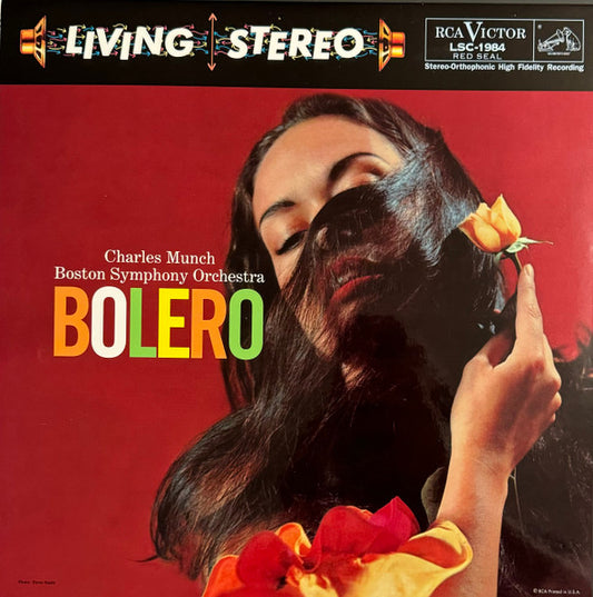 Charles Munch, Boston Symphony Orchestra : Bolero  (LP, Ltd, RE, RM, 180)