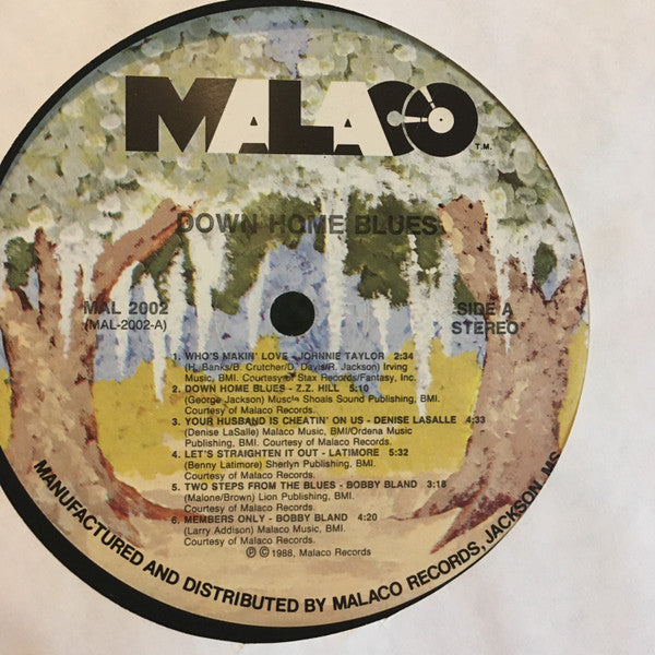 Various : Down Home Blues (2xLP, Comp, Car)