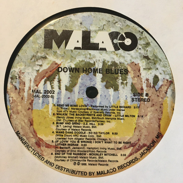 Various : Down Home Blues (2xLP, Comp, Car)