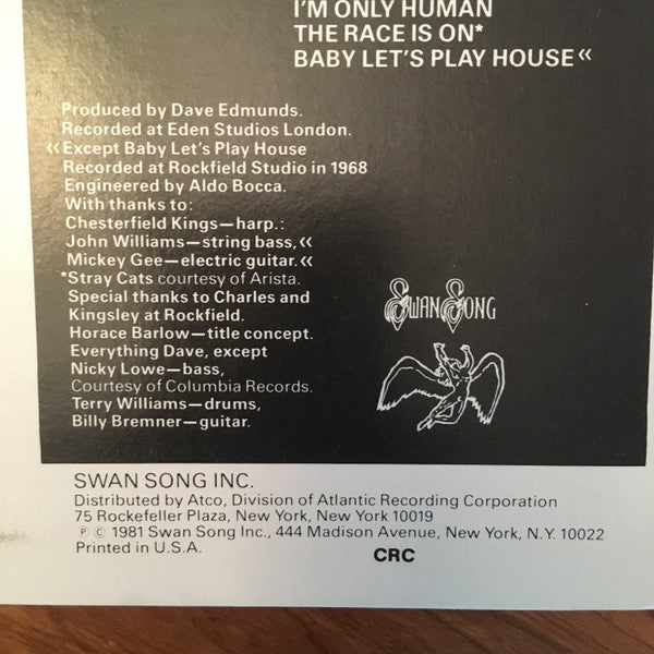 Dave Edmunds : Twangin... (LP, Album, Club)