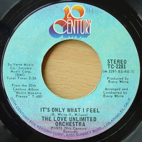 The Love Unlimited Orchestra* : Midnight Groove / It's Only What I Feel (7", Styrene)