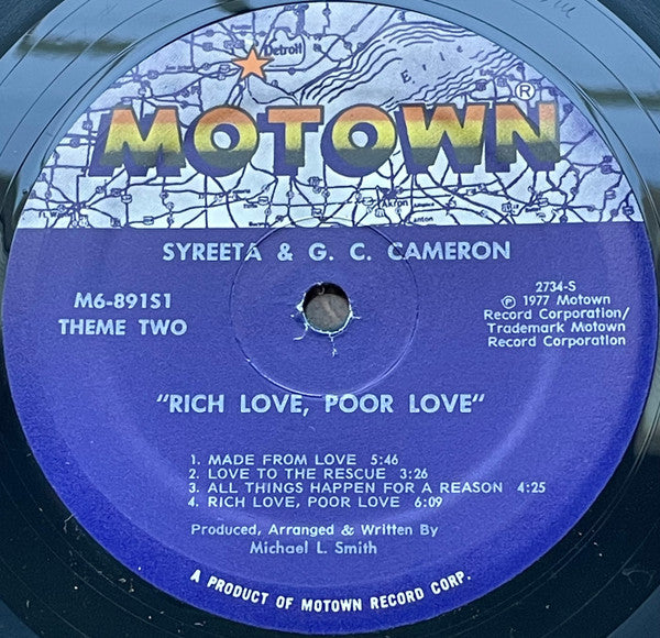 Syreeta, G.C. Cameron : Rich Love, Poor Love (LP, Album)