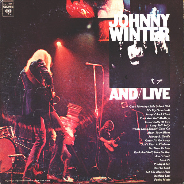 Johnny Winter And : And/Live (2xLP, Comp, Gat)